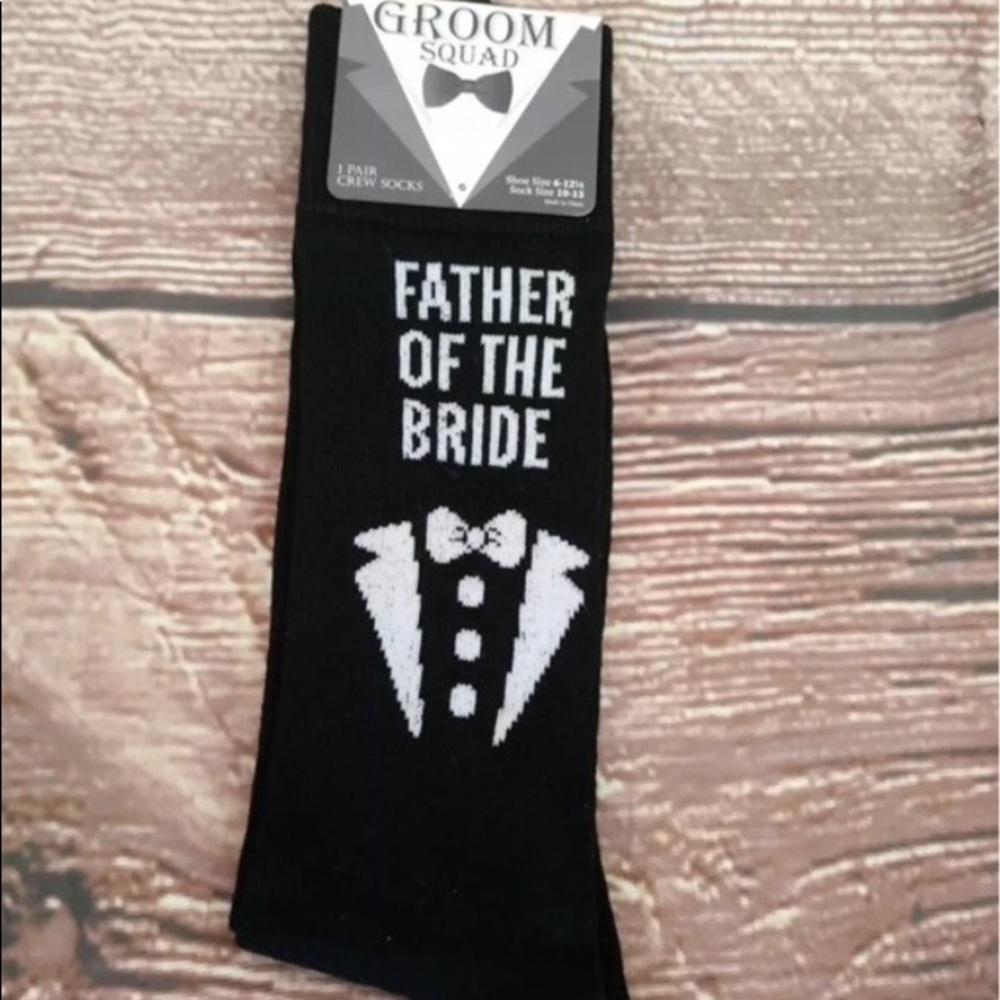 Father of the bride 👰 socks 🧦